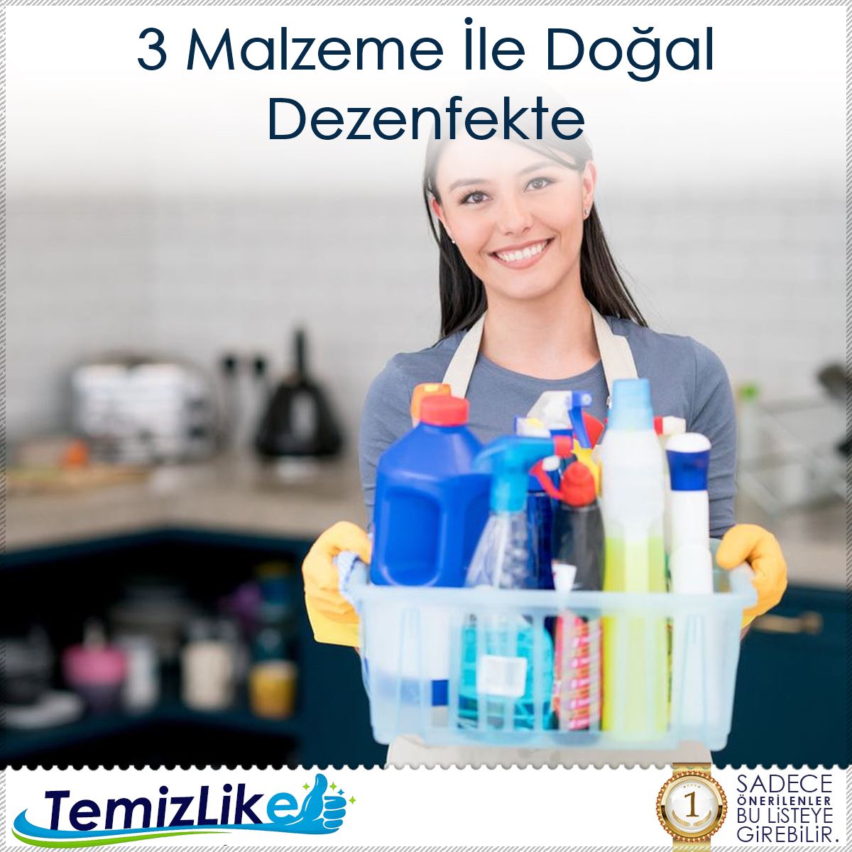 3 Malzeme İle Doğal Dezenfekte : Kapak Görseli