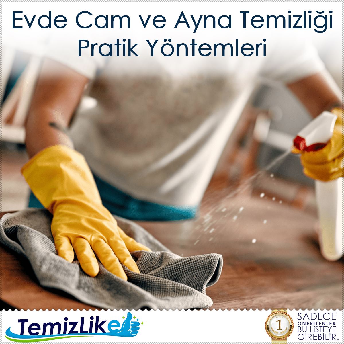 Evde Cam ve Ayna Temizliği Pratik Yöntemleri